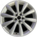 19" XF 10 , 19x8.5, 10 spoke, , funnel spoke Original OEM Wheel Rim - SILVER - Front View