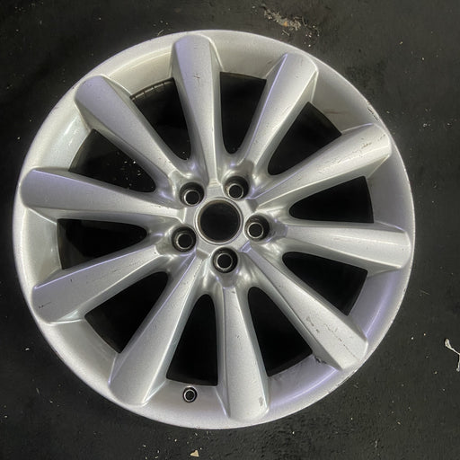 19" XF 10 , 19x8.5, 10 spoke, , funnel spoke Original OEM Wheel Rim - SILVER - Additional View