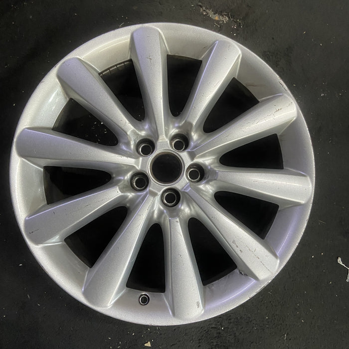 19" XF 10 , 19x8.5, 10 spoke, , funnel spoke Original OEM Wheel Rim - SILVER - Additional View