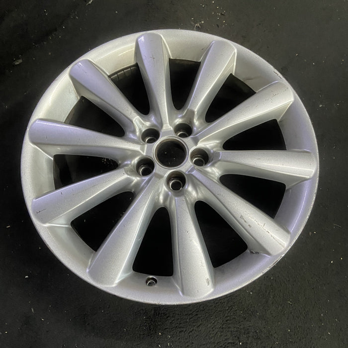 19" XF 10 , 19x8.5, 10 spoke, , funnel spoke Original OEM Wheel Rim - SILVER - View 7