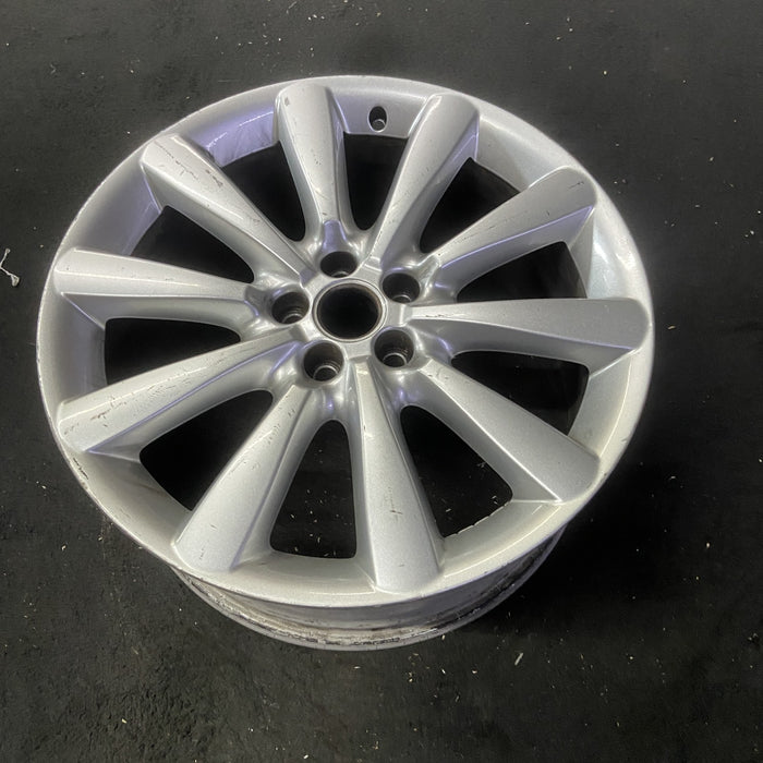 19" XF 10 , 19x8.5, 10 spoke, , funnel spoke Original OEM Wheel Rim - SILVER - View 8
