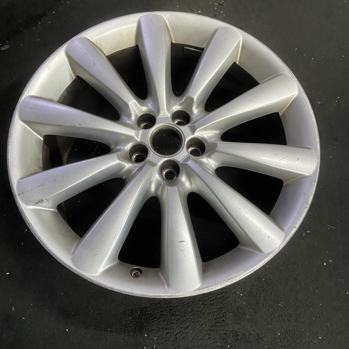 19" XF 10 , 19x8.5, 10 spoke, , funnel spoke Original OEM Wheel Rim - SILVER - View 7