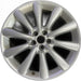 19" XF 10 , 19x8.5, 10 spoke, , funnel spoke Original OEM Wheel Rim - SILVER - Front View