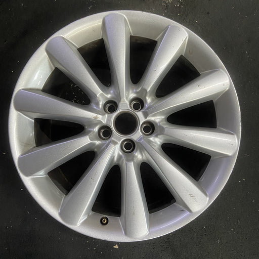 19" XF 10 , 19x8.5, 10 spoke, , funnel spoke Original OEM Wheel Rim - SILVER - Additional View