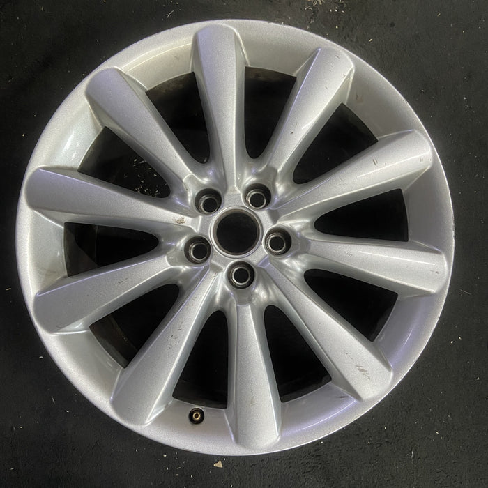 19" XF 10 , 19x8.5, 10 spoke, , funnel spoke Original OEM Wheel Rim - SILVER - Additional View
