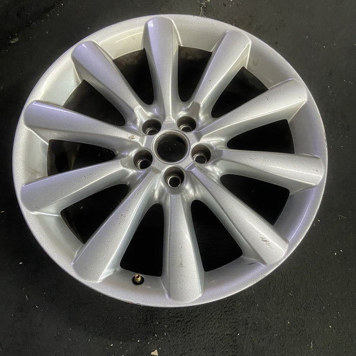19" XF 10 , 19x8.5, 10 spoke, , funnel spoke Original OEM Wheel Rim - SILVER - View 7