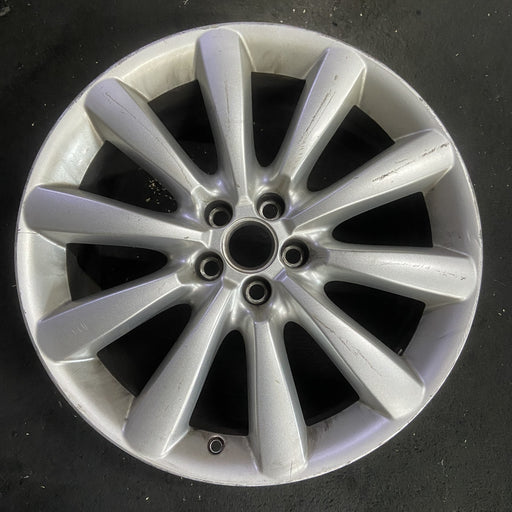 19" XF 10 , 19x8.5, 10 spoke, , funnel spoke Original OEM Wheel Rim - SILVER - Additional View