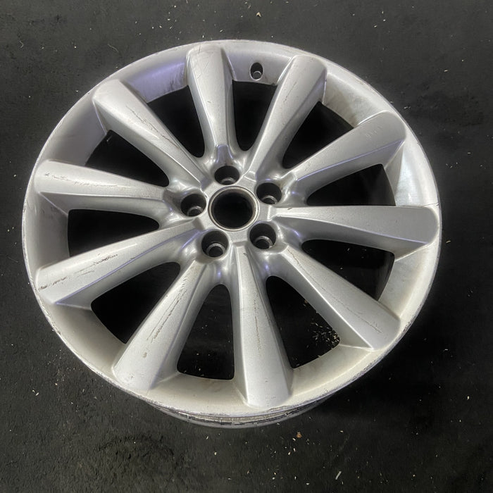19" XF 10 , 19x8.5, 10 spoke, , funnel spoke Original OEM Wheel Rim - SILVER - View 8
