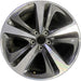 19" TLX 21-22 19x8.5 , Original OEM Wheel Rim - MACHINED GREY - Front View