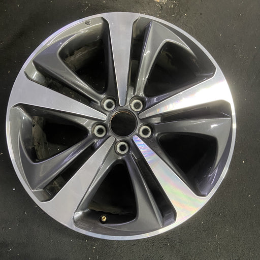 19" TLX 21-22 19x8.5 , Original OEM Wheel Rim - MACHINED GREY - Additional View