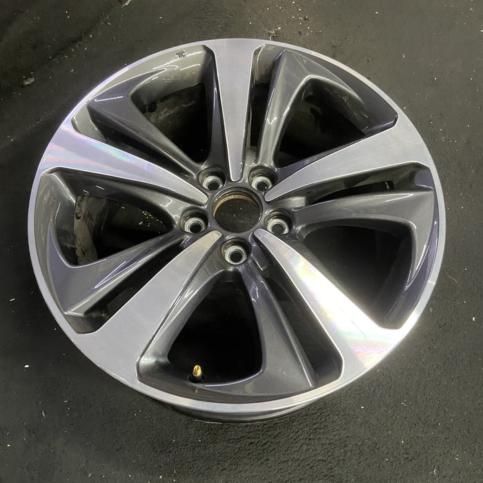 19" TLX 21-22 19x8.5 , Original OEM Wheel Rim - MACHINED GREY - View 7