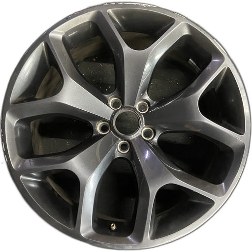 20" CHALLENGER 15-17 20x8 , 5 Y spoke, with pockets Original OEM Wheel Rim - - Front View