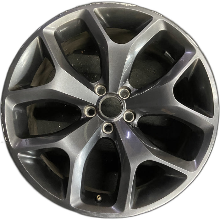 20" CHALLENGER 15-17 20x8 , 5 Y spoke, with pockets Original OEM Wheel Rim - - Front View