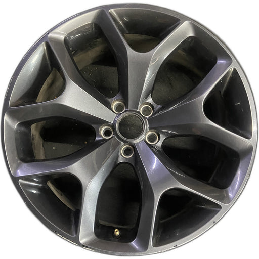 20" CHALLENGER 15-17 20x8 , 5 Y spoke, with pockets Original OEM Wheel Rim - - Front View