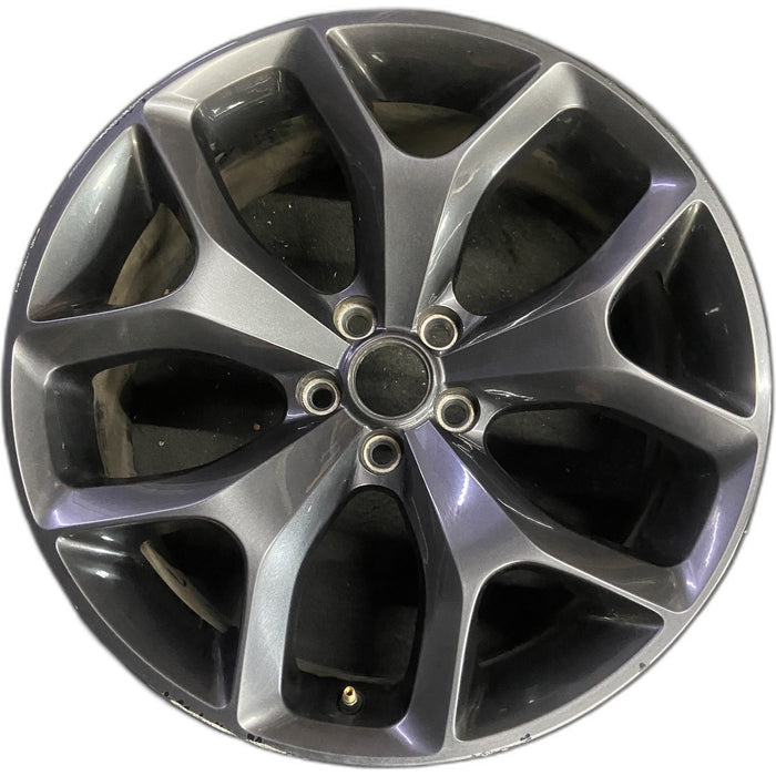 20" CHALLENGER 15-17 20x8 , 5 Y spoke, with pockets Original OEM Wheel Rim - - Front View