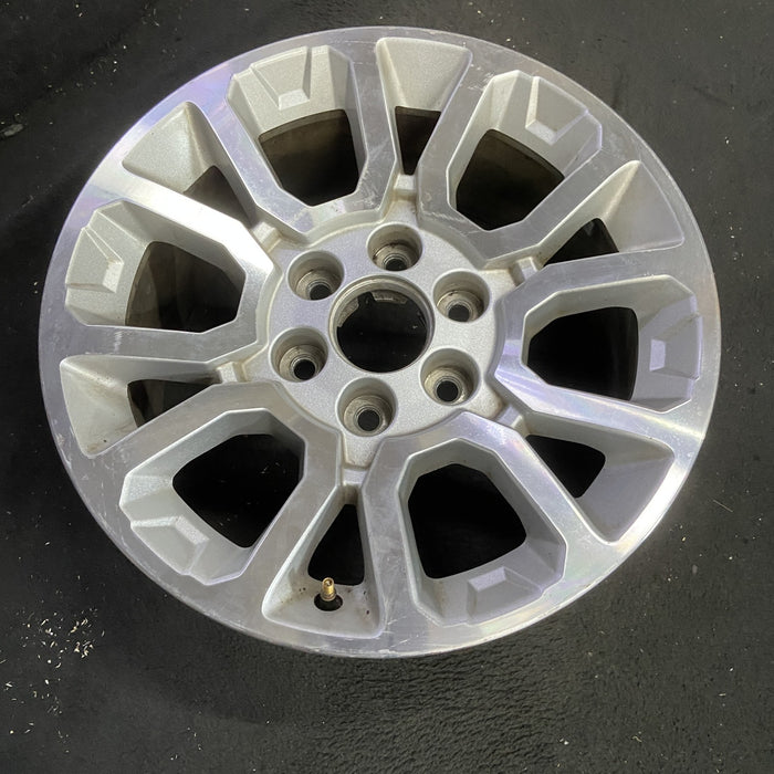 18" YUKON 15-20 18x8.5, Original OEM Wheel Rim - MACHINED SILVER - View 7