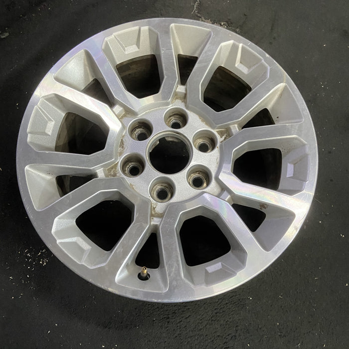 18" YUKON 15-20 18x8.5, Original OEM Wheel Rim - MACHINED SILVER - View 7