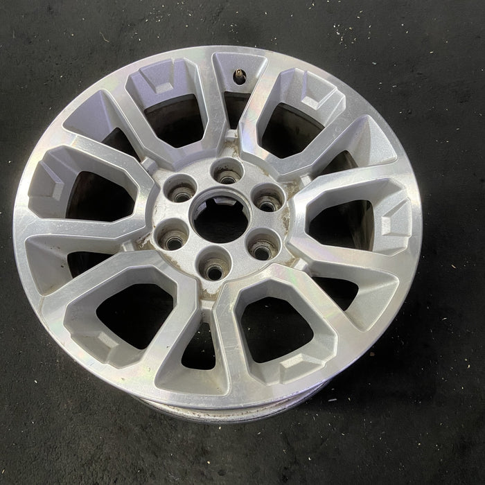 18" YUKON 15-20 18x8.5, Original OEM Wheel Rim - MACHINED SILVER - View 8