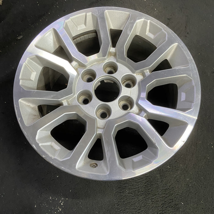 18" YUKON 15-20 18x8.5, Original OEM Wheel Rim - MACHINED SILVER - View 7