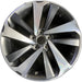 18" NX300 18-21 18x7.5 , , angled spoke Original OEM Wheel Rim - MACHINED - Front View