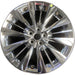 20" HIGHLANDER 20 20x8 , 15 spoke Original OEM Wheel Rim - CHROME - Front View