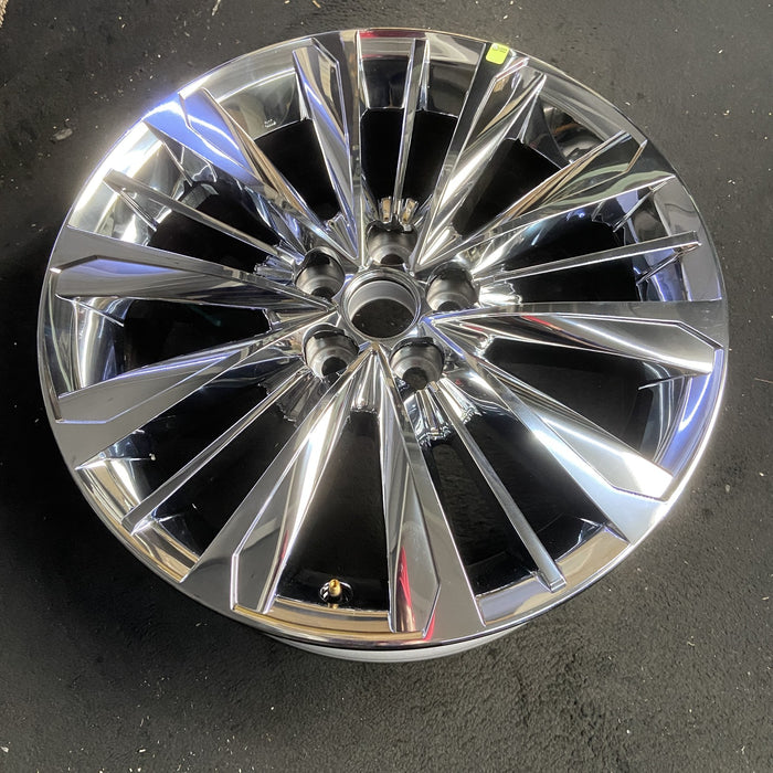 20" HIGHLANDER 20 20x8 , 15 spoke Original OEM Wheel Rim - CHROME - View 7