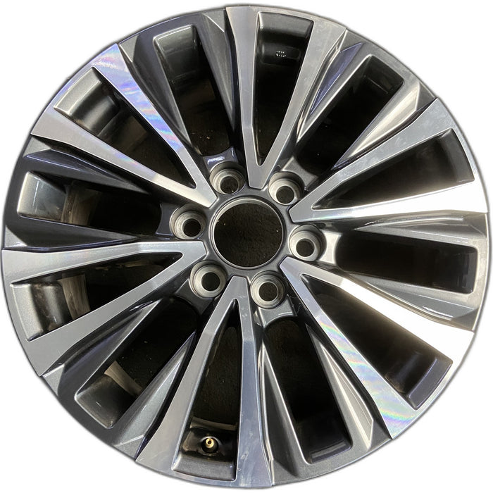 20" LEXUS LX600 22-26 20x8 Original OEM Wheel Rim - MACHINED CHARCOAL - Front View