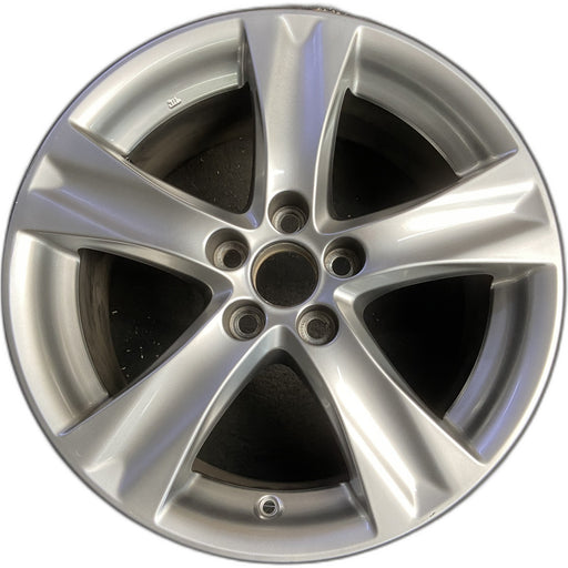 18" LEXUS IS250 11 18x8.5 , 5 spoke, grooved Original OEM Wheel Rim - Front View