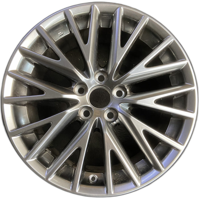 18" LEXUS IS250 14-15 18x8 , 20 spoke Original OEM Wheel Rim - Front View