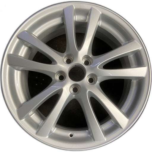 18" LEXUS IS250 06-08 18x8 , Original OEM Wheel Rim - SILVER - Front View