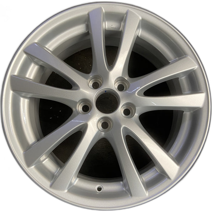 18" LEXUS IS250 06-08 18x8 , Original OEM Wheel Rim - SILVER - Front View