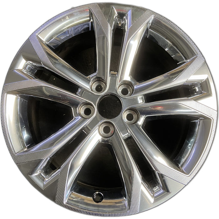 18" SIENNA 21 18x7.5 Original OEM Wheel Rim - CHROME - Front View