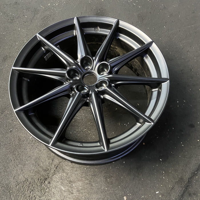18" BR-Z 24-25 18x7.5 , Original OEM Wheel Rim - CHARCOAL - View 8