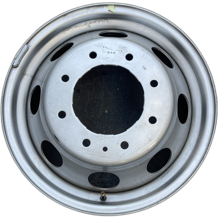 18" SIERRA 3500 PICKUP 24 DRW, 18x6.5, rear, inner Original OEM Wheel Rim - - Front View