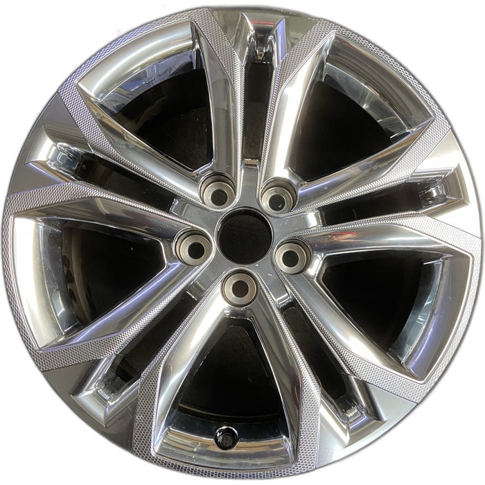 18" SIENNA 21 18x7.5 Original OEM Wheel Rim - CHROME - Front View