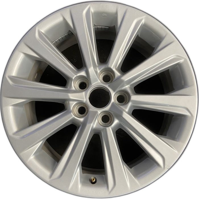 18" GRAND HIGHLANDER 24-26 18x7.5 , 10 spoke Original OEM Wheel Rim - SILVER - Front View