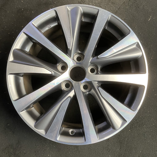 17" LEXUS ES250 21 17x7.5 Original OEM Wheel Rim - MACHINED GREY - Additional View