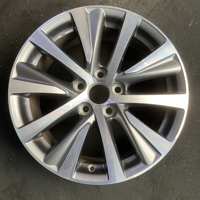 17" LEXUS ES250 21 17x7.5 Original OEM Wheel Rim - MACHINED GREY - Additional View