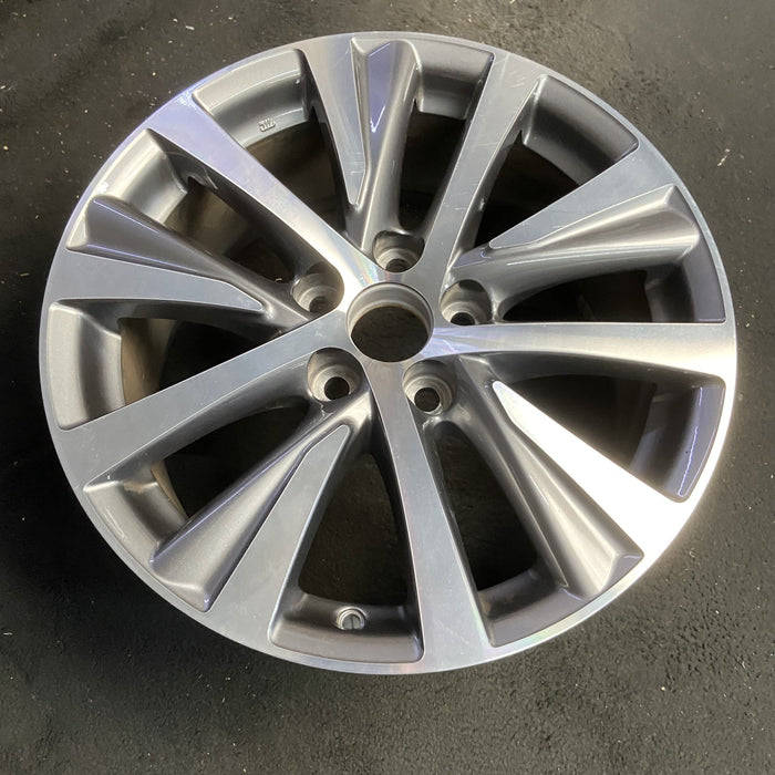 17" LEXUS ES250 21 17x7.5 Original OEM Wheel Rim - MACHINED GREY - View 7