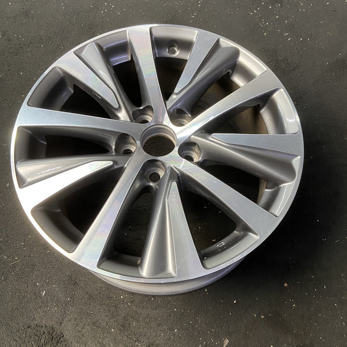 17" LEXUS ES250 21 17x7.5 Original OEM Wheel Rim - MACHINED GREY - View 8