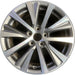17" LEXUS ES250 21 17x7.5 Original OEM Wheel Rim - MACHINED GREY - Front View