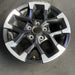 17" GLADIATOR 24 , aluminum, V spoke Original OEM Wheel Rim - MACHINED BLACK - View 7