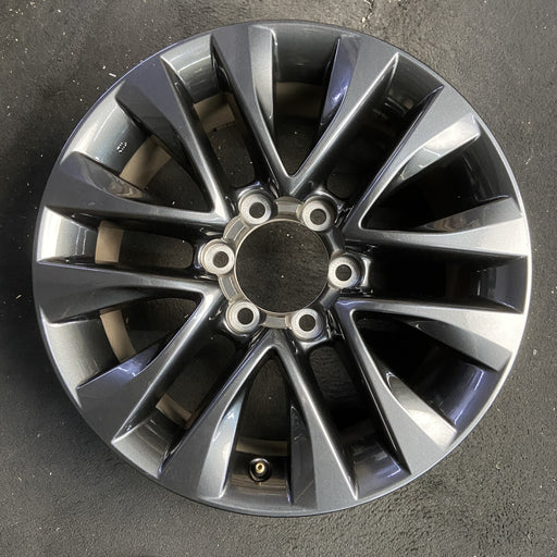 18" LEXUS GX460 17 , , split spoke , gunmetal Original OEM Wheel Rim - CHARCOAL - Additional View