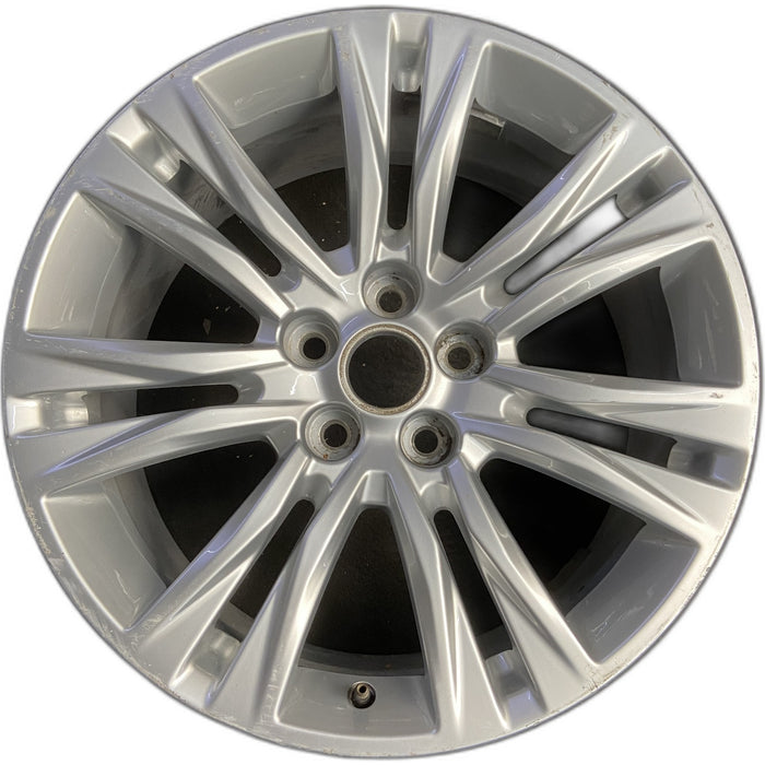 19" XTS 18-19 19x8.5, opt RUI Original OEM Wheel Rim - SILVER - Front View