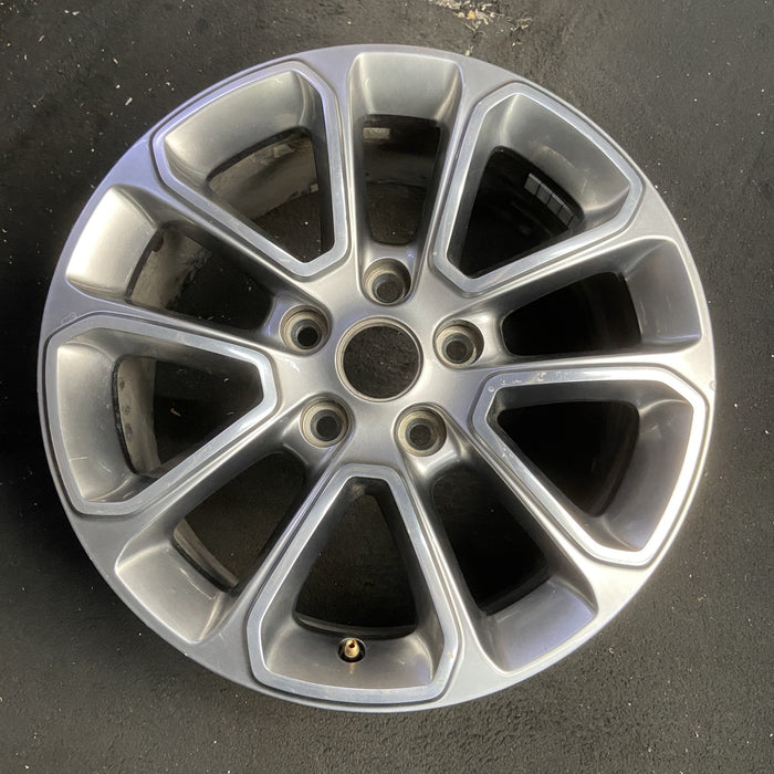 18" GRAND CHEROKEE 14 18x8, aluminum, Original OEM Wheel Rim - SILVER - Additional View