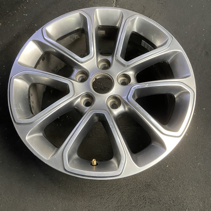 18" GRAND CHEROKEE 14 18x8, aluminum, Original OEM Wheel Rim - SILVER - View 7