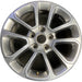 18" GRAND CHEROKEE 14 18x8, aluminum, Original OEM Wheel Rim - SILVER - Front View