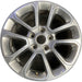 18" GRAND CHEROKEE 14 18x8, aluminum, Original OEM Wheel Rim - SILVER - Front View
