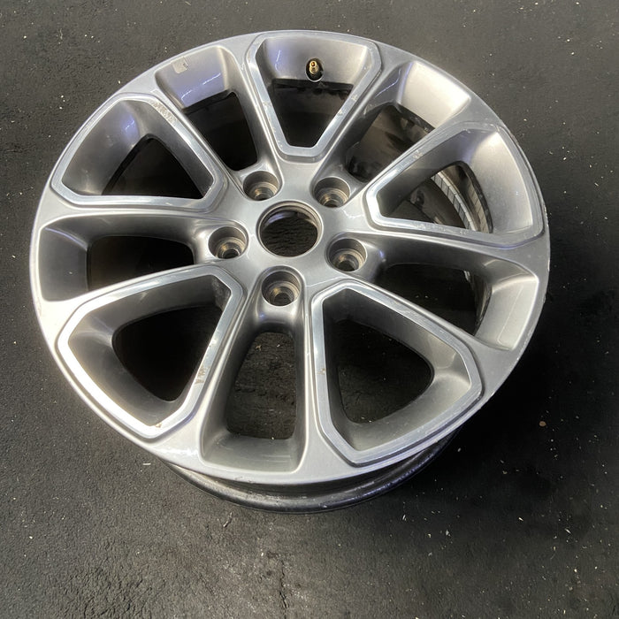 18" GRAND CHEROKEE 14 18x8, aluminum, Original OEM Wheel Rim - SILVER - View 8
