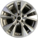 18" MURANO 15-17 18x7.5 , Original OEM Wheel Rim - MACHINED GREY - Front View